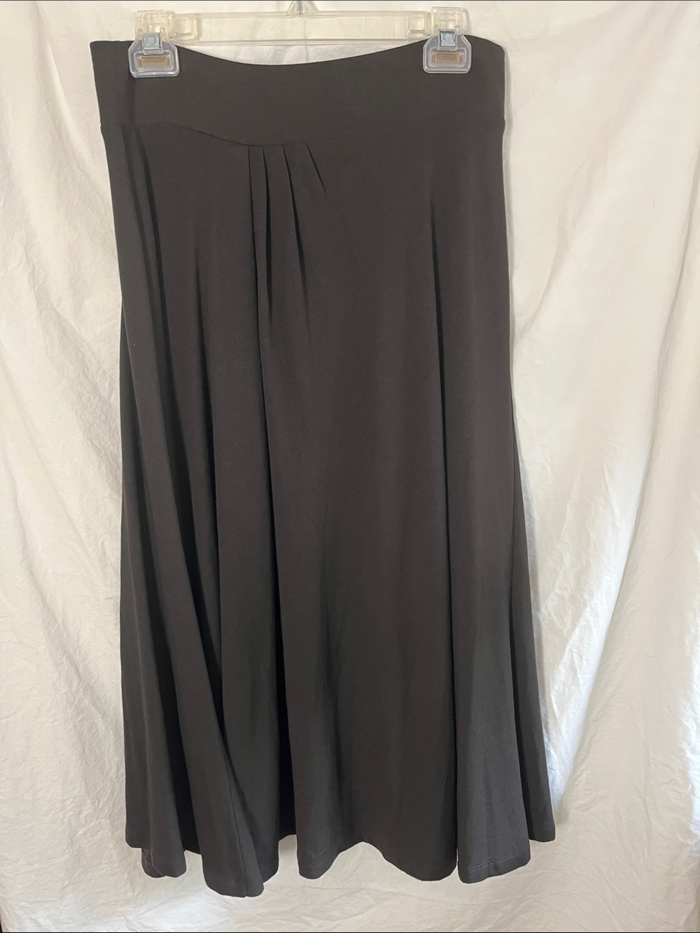 NWOT MaxMara Brown Knit Viscose Wool Skirt Size 44 (US 12)